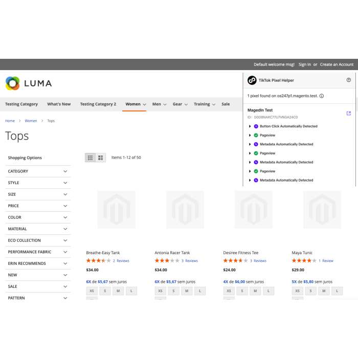 TikTok Pixel Tracking Integration for Magento 2