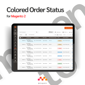 Colored Order Status for Magento 2